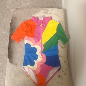 Mini Boden Multicolor Kids Swim Rashguard